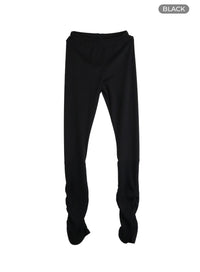 mid-knit-leg-warmer-leggings-cm413 / Black
