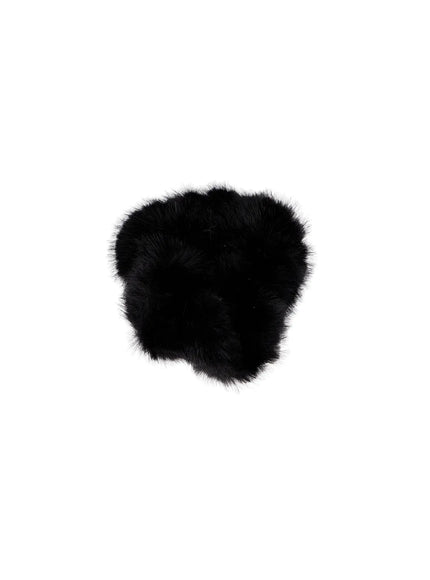 luxe-fluffy-scrunchie-cd514 / Black