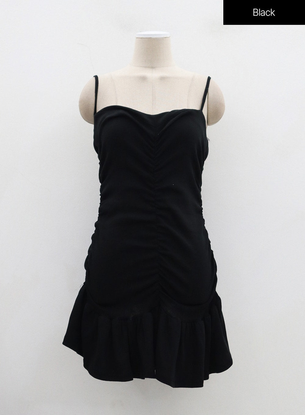 Thin Strap Frill Mini Dress BJ331