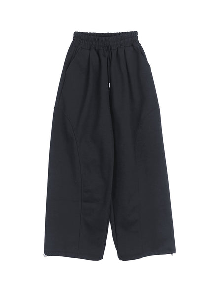 unisex-relaxed-fit-oversized-sweatpants-cm519 / Dark blue