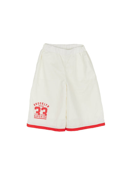 active-graphic-sweatshorts-ca525 / White