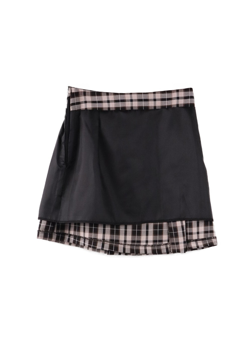 checkered-buckle-mini-skirt-of415