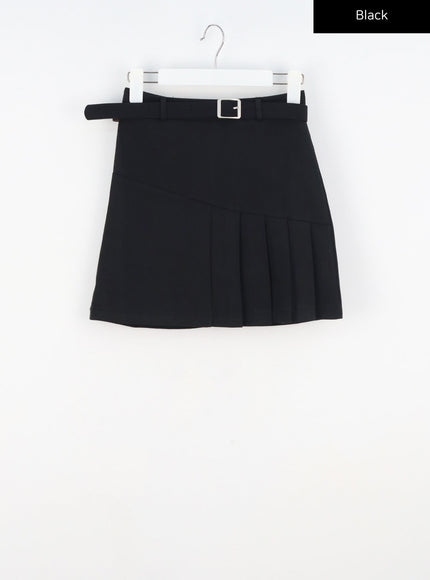 Mini Skirt With Belt CA325