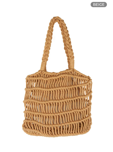 crochet-tote-bag-oy424 / Beige