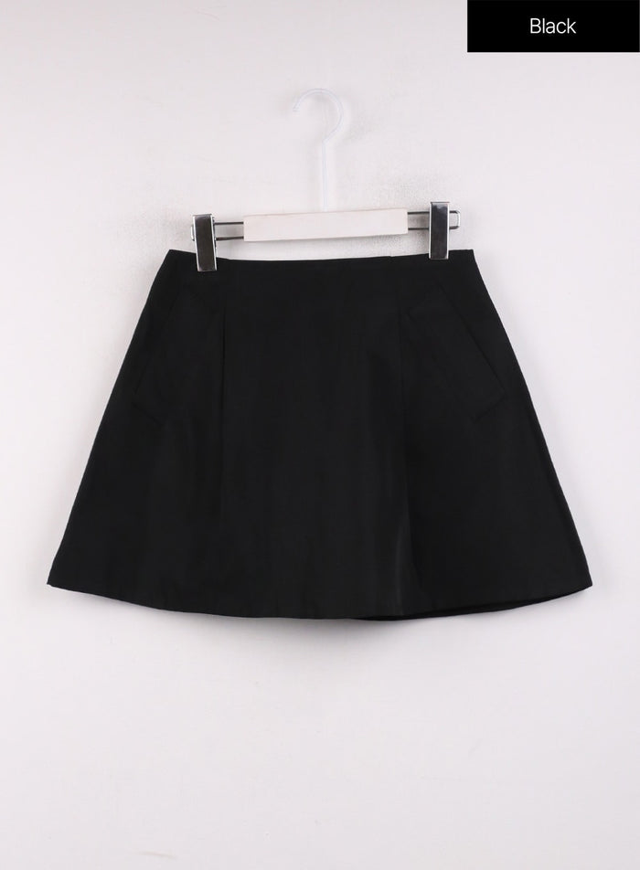 a-line-mini-skirt-oj424 / Black