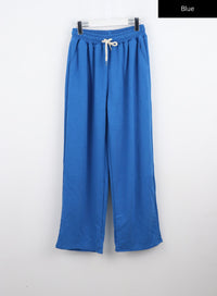 wide-fit-bandedsweat-pants-co330 / Blue