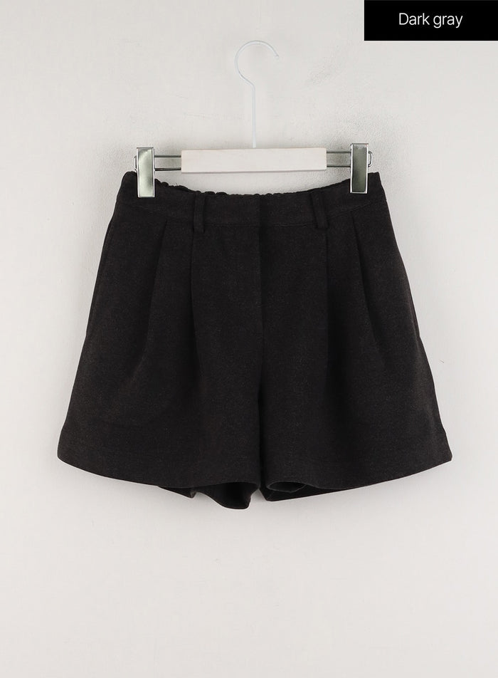 winter-plush-shorts-od308 / Dark gray