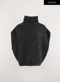 cozy-knit-vest-od308 / Dark gray