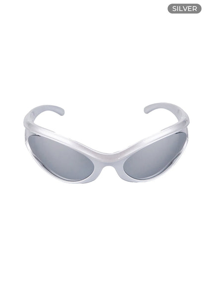 stylish-cat-eye-sunglasses-co402 / Silver