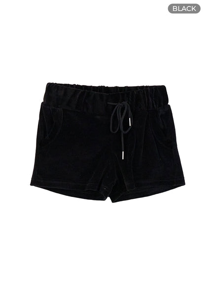 Velvet Slim-Fit Micro Shorts CO424