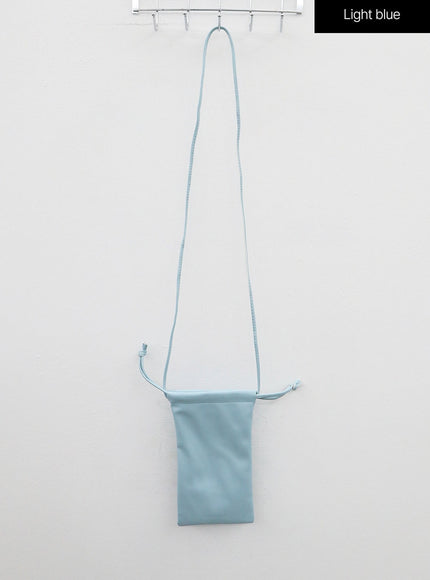 Square Faux Leather Mini Bag BF323