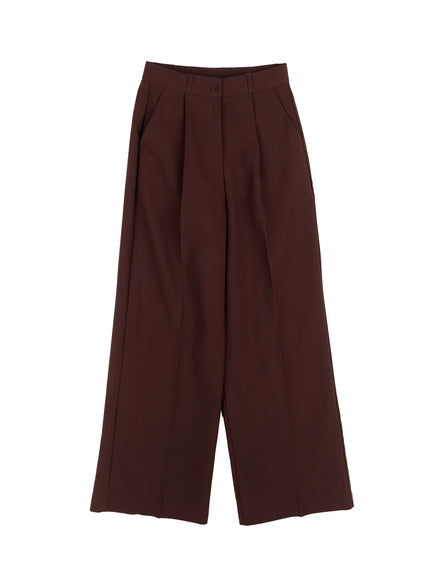 Classic Pleated Wide Trousers CN518