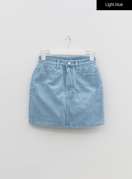 High Waist Cotton Skort OF328