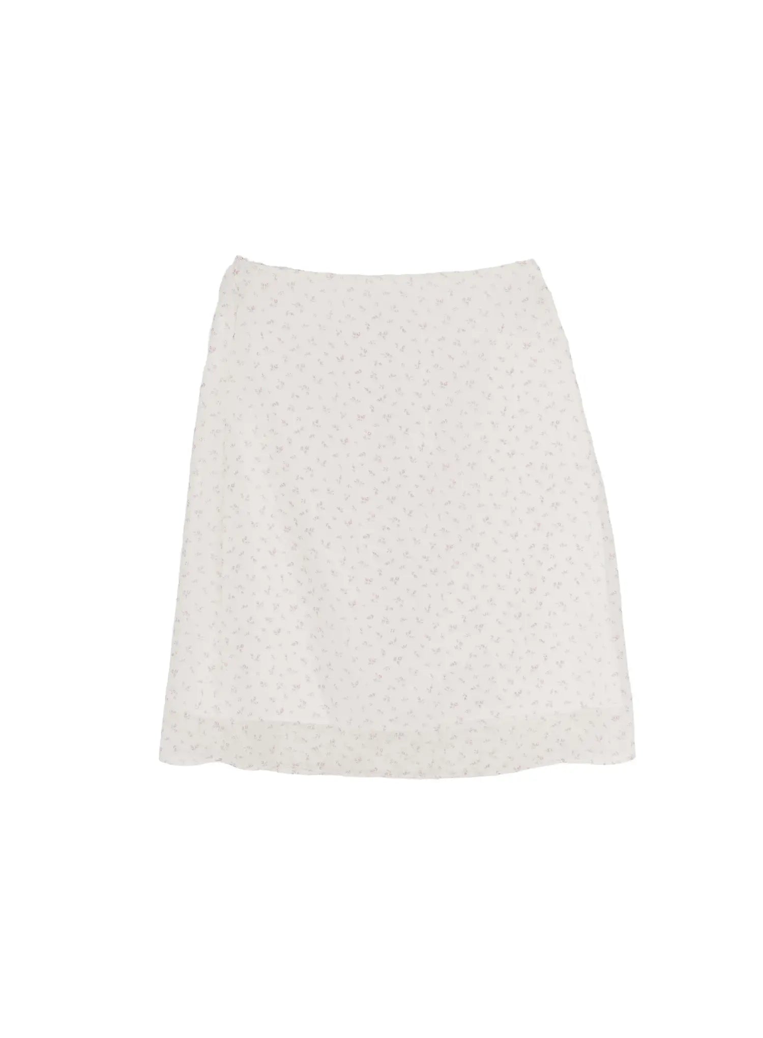floral-midi-chiffon-skirt-ca510 / White