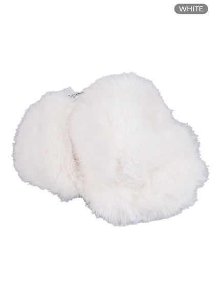 chic-fur-hat-co423 / White