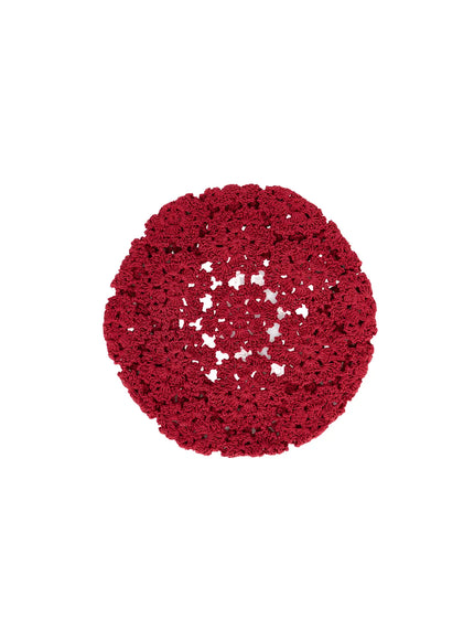 summer-crochet-beret-ca514 / Red