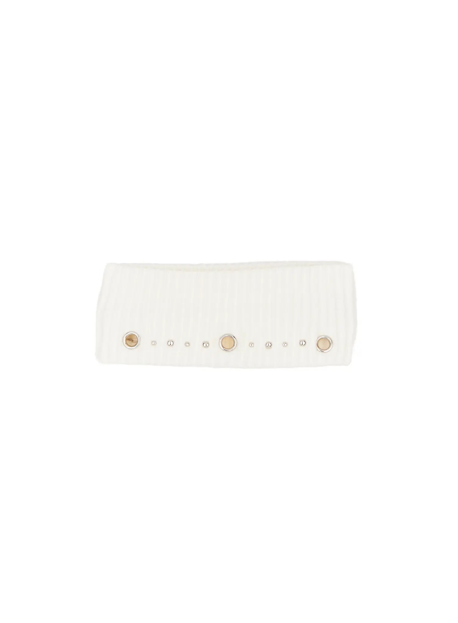studded-ring-detail-hairband-cm526 / White
