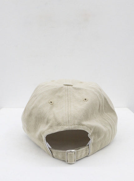 Olympia Lettering Print Baseball Cap ON09