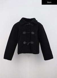 faux-shearling-toggle-jacket-on324 / Black