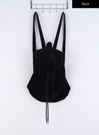 flap-backpack-cn324 / Black