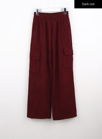 wide-fit-cargo-pant-co330 / Dark red