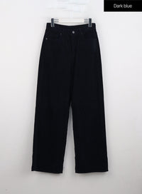 corduroy-wide-fit-pants-in323 / Dark blue