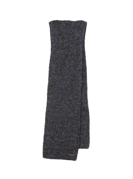 cozy-ribbed-scarf-co524 / Dark gray