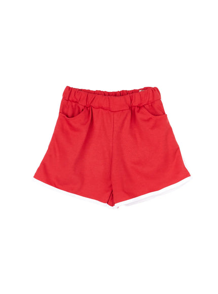 chic-track-training-shorts-cy518 / Red