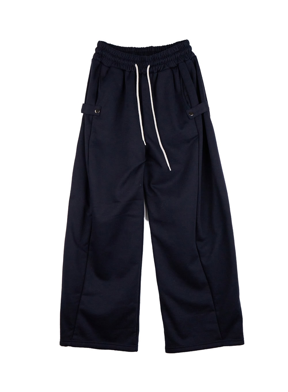 drawstring-wide-fit-sweatpants-cd423 / Dark blue