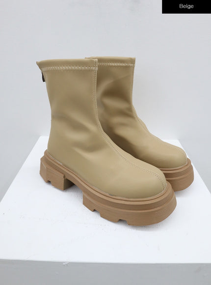 Chunky Platform Ankle Boots BM302