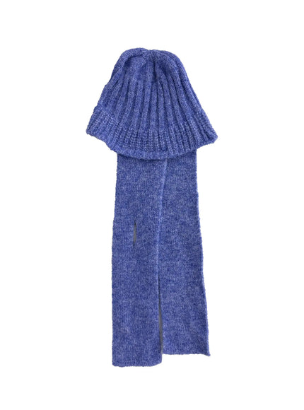 warm-balaclava-scarf-set-cn504 / Blue