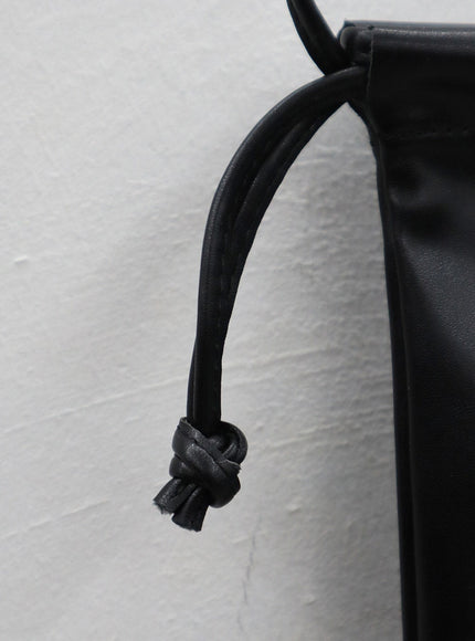 Square Faux Leather Mini Bag BF323