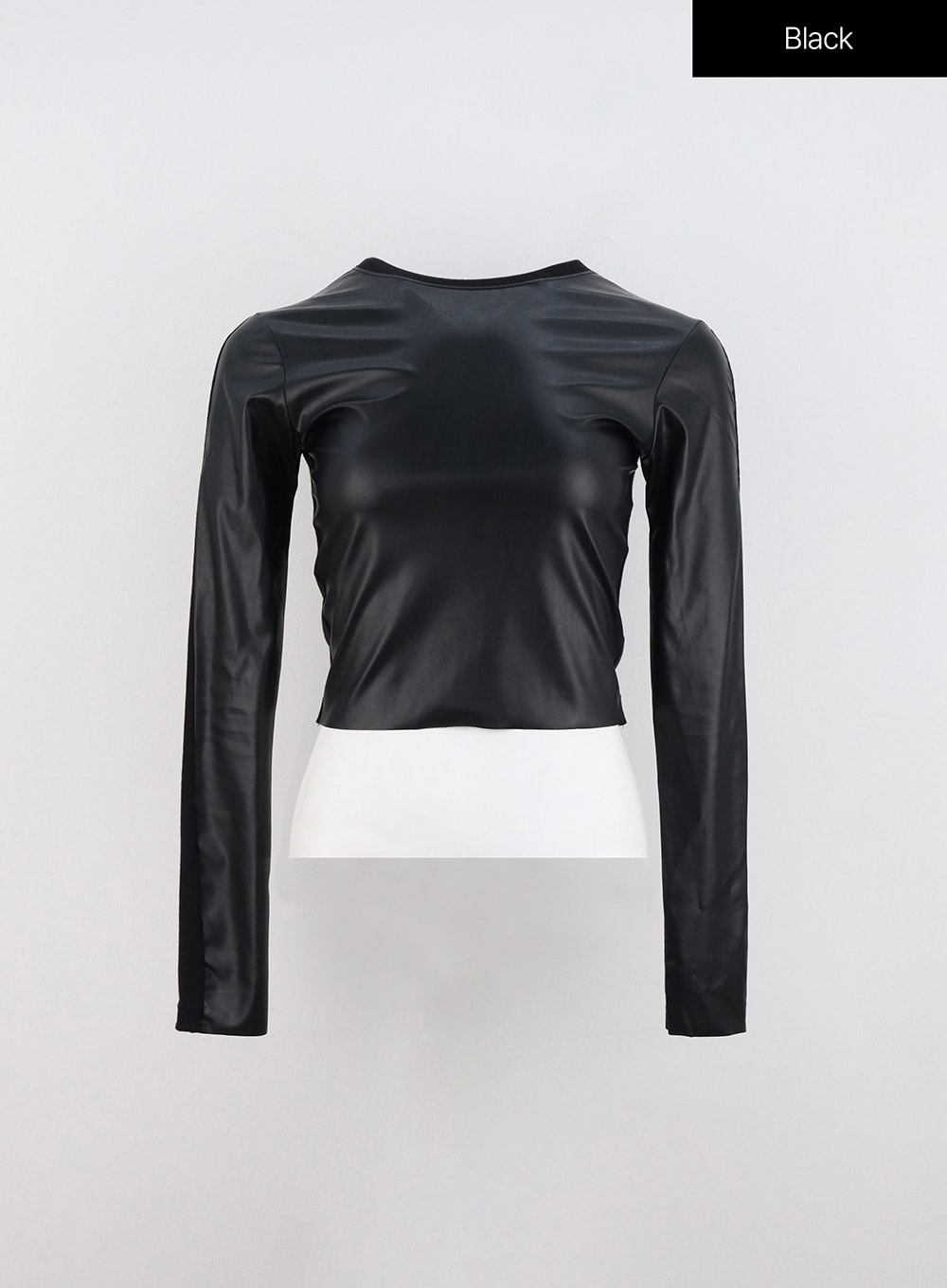 faux-leather-slim-top-in322