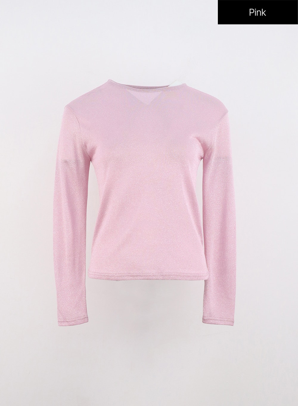 sheer-long-sleeve-top-in322 / Pink