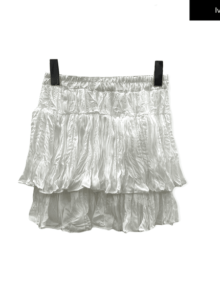 Ruffle Tier Mini Skirt J17