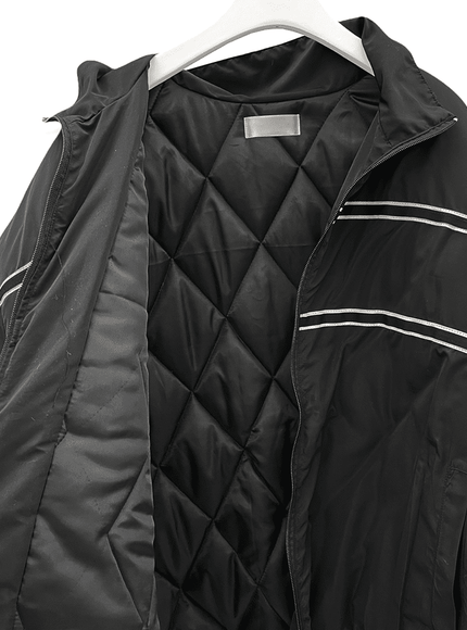 Puffer Jacket with Line Detail