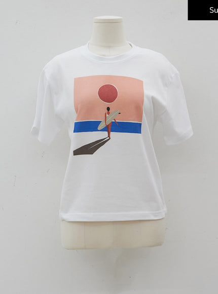 Surfing Graphic Tee CJ02