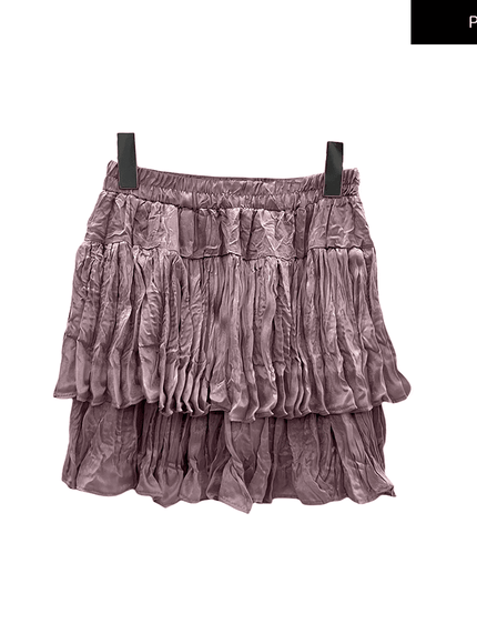 Ruffle Tier Mini Skirt J17