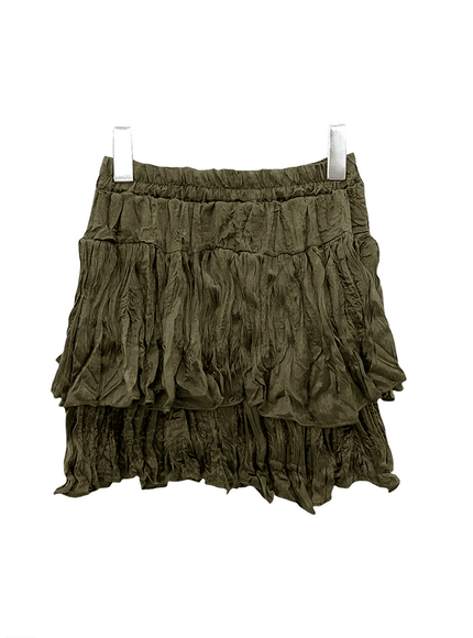 Ruffle Tier Mini Skirt J17