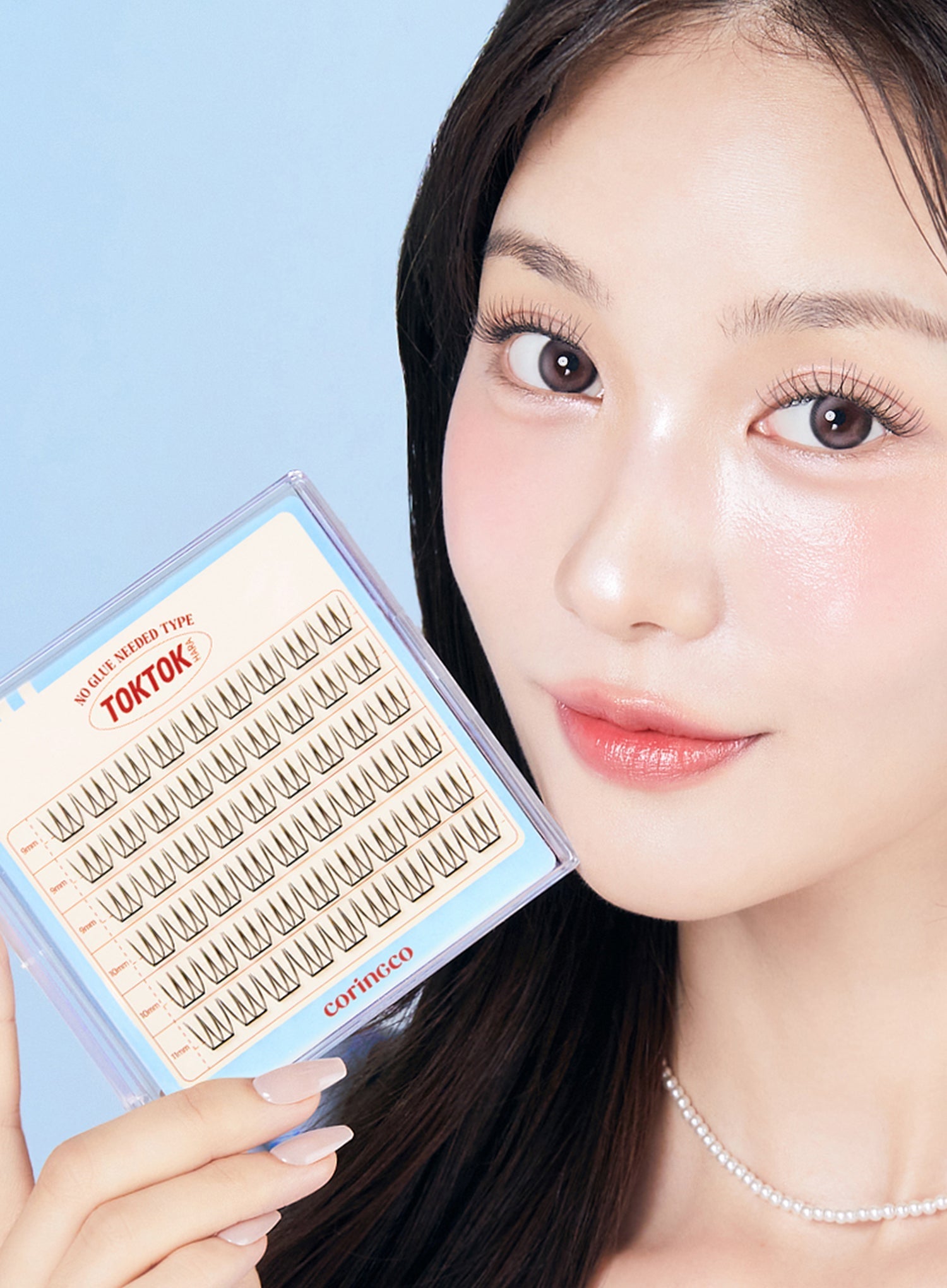 TOKTOKHARA No Glue Eyelash - Light (36pcs-90pcs)