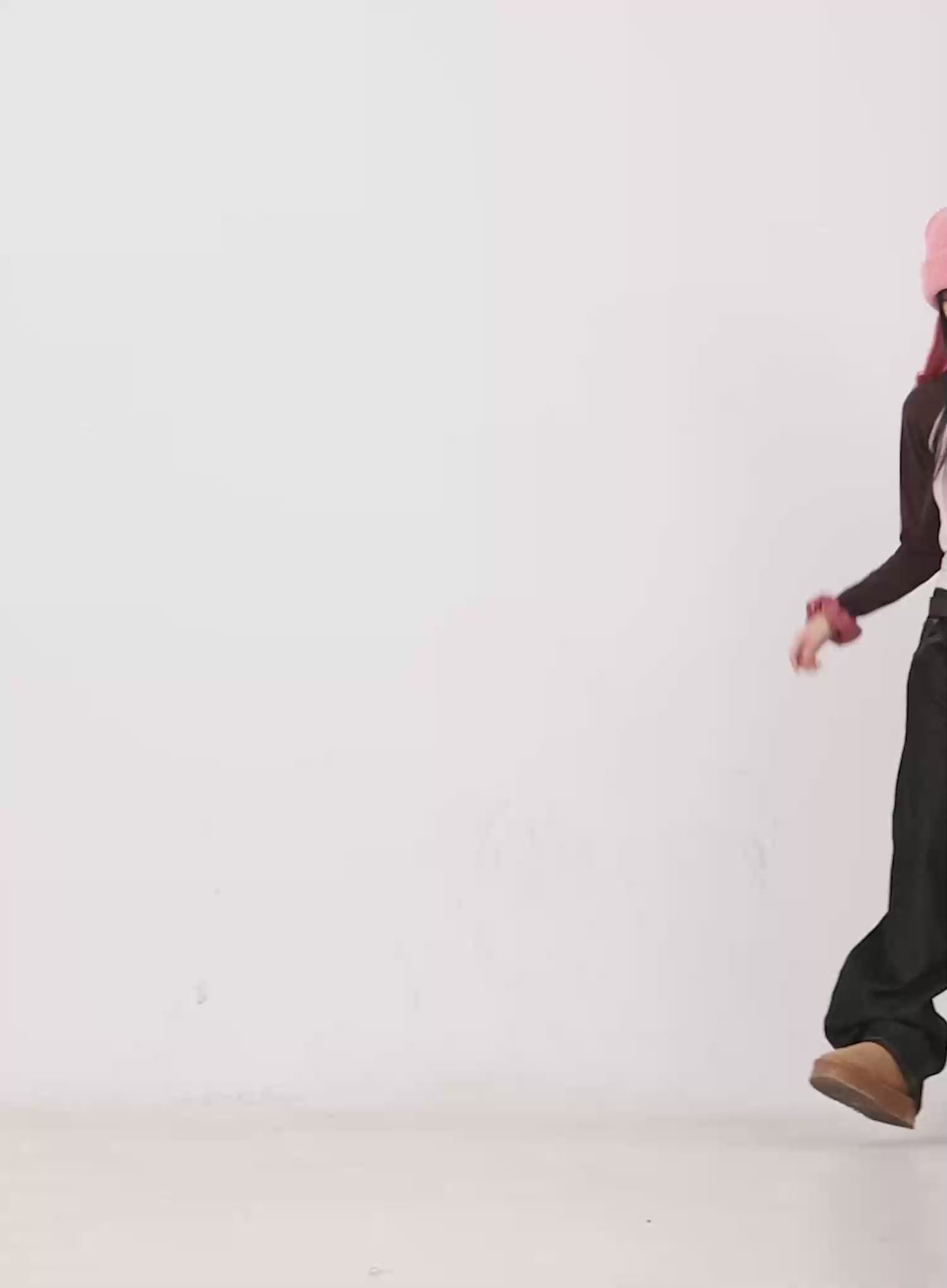 Cat Graphic Raglan Top IN503