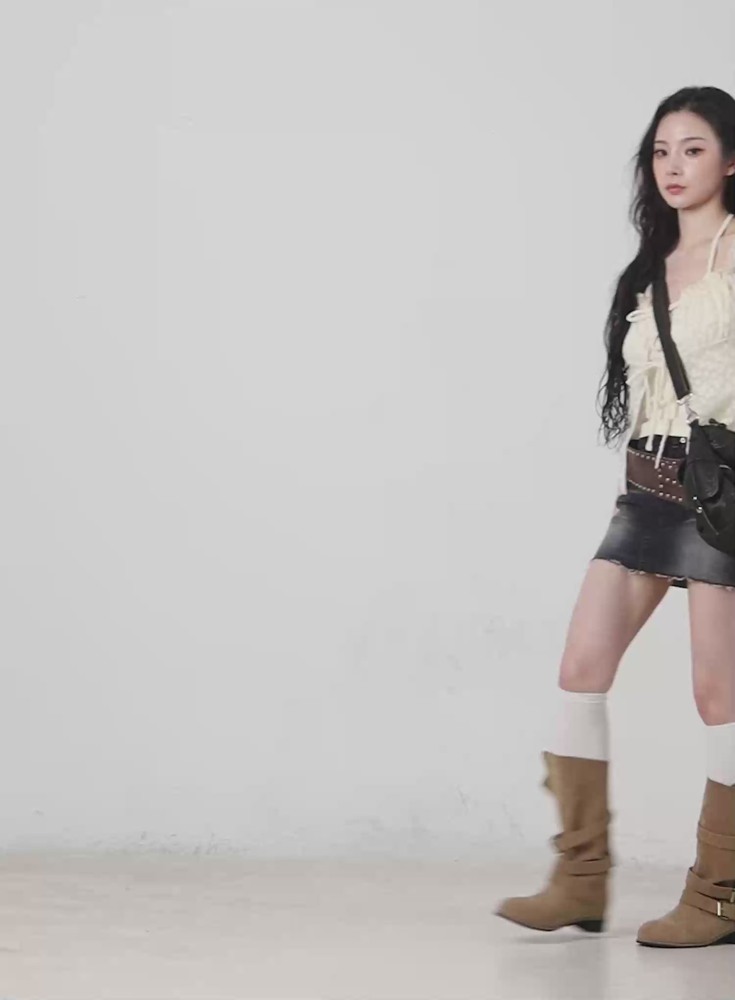 Floral Lace Halter Blouse CM519