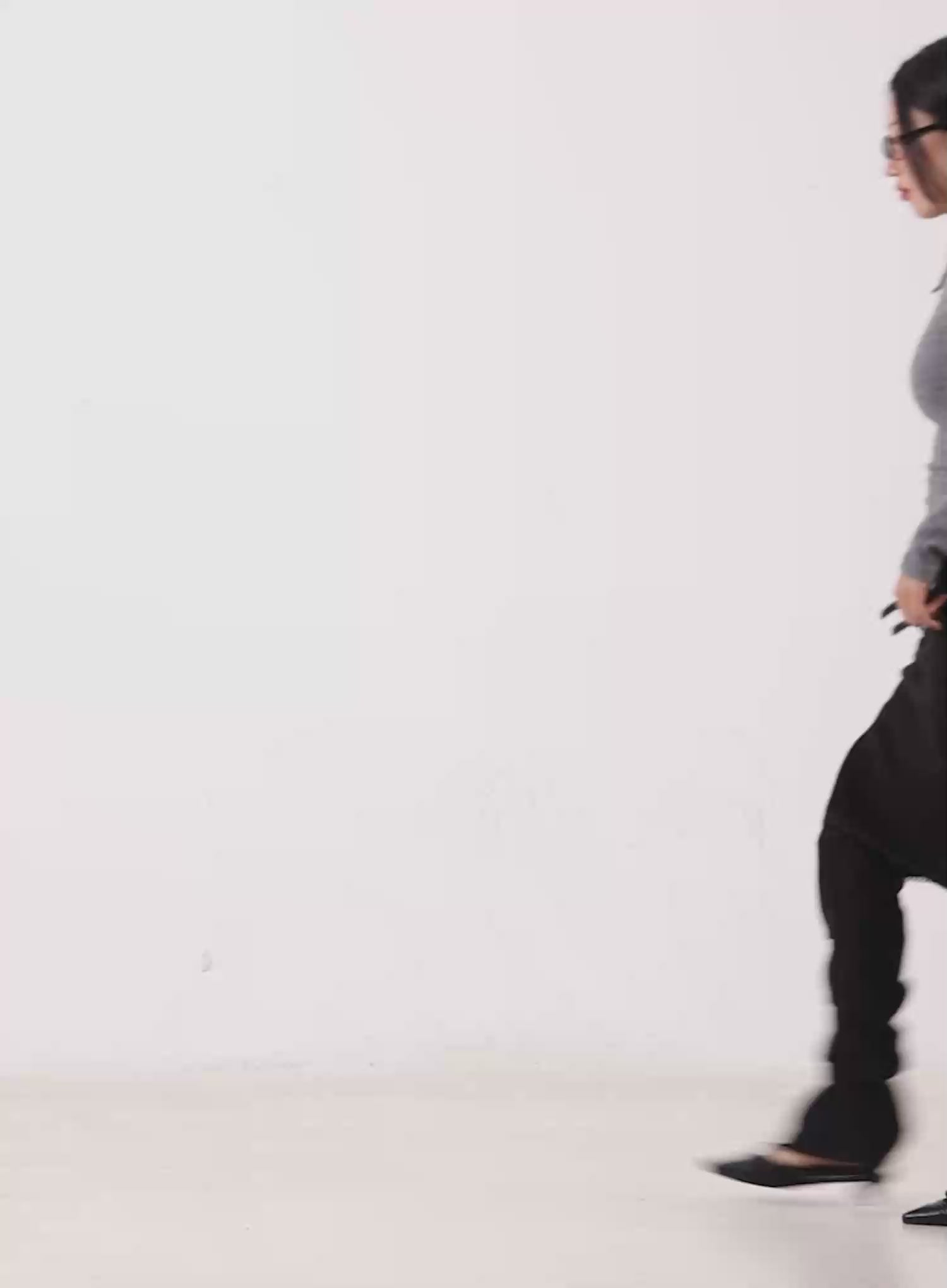 Romina Shirring Fleece Bootcut Pants CN505