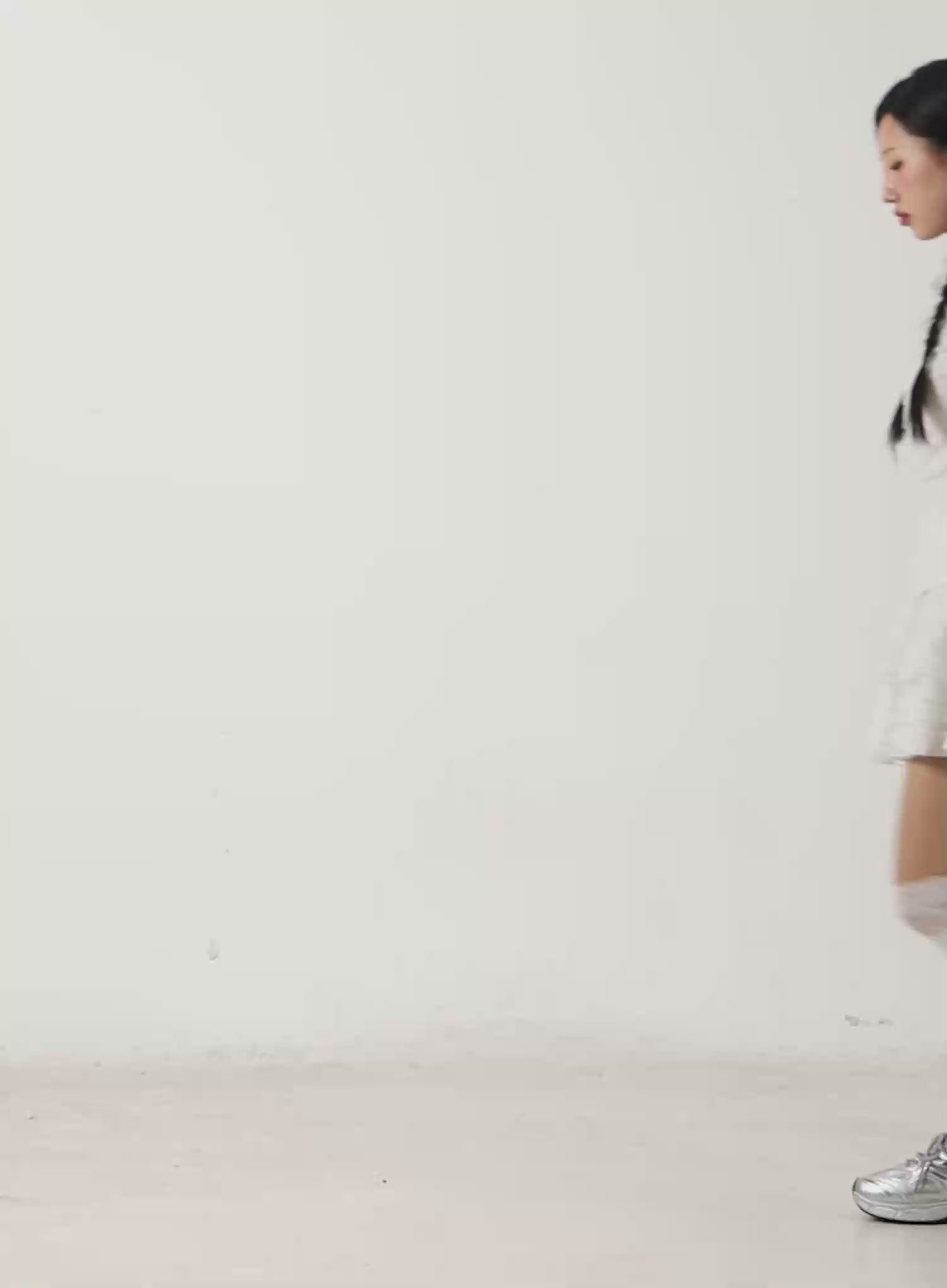 Lace Trim Top and Ruffle Skirt Set CN528