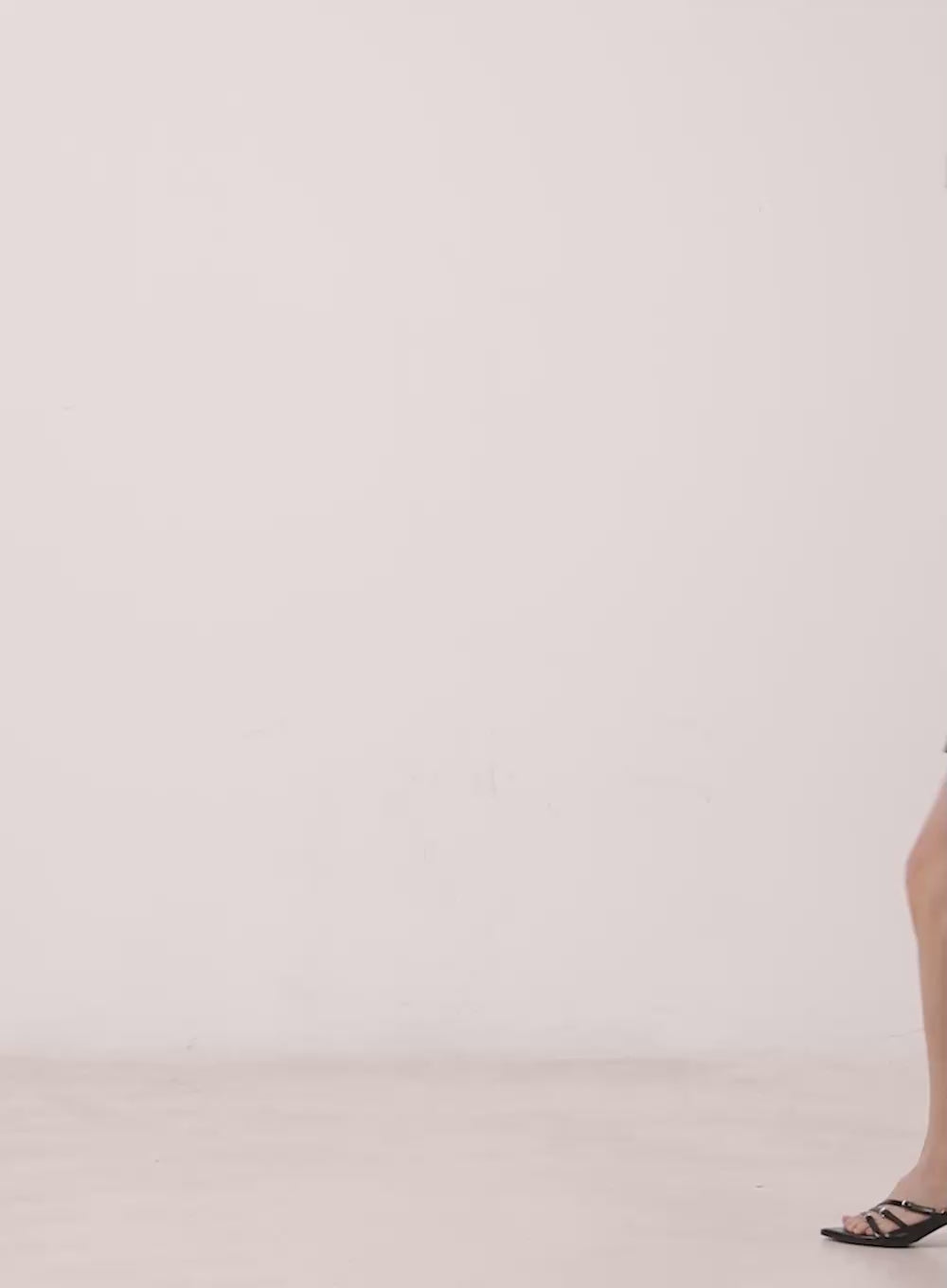 Thin Buckle Strap Slingback Heels IY516