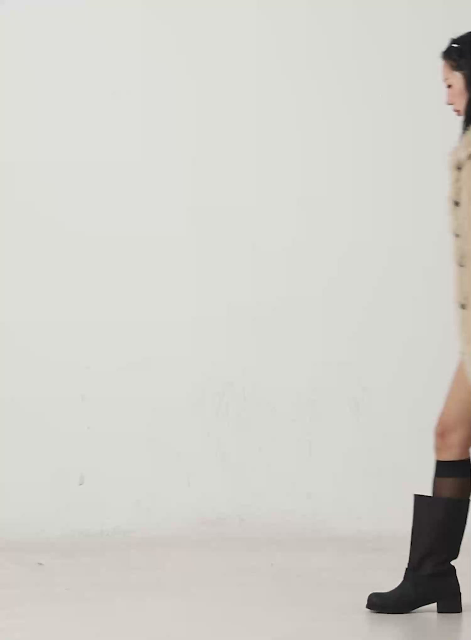 Polka Dot Layered Mini Skirt CN514