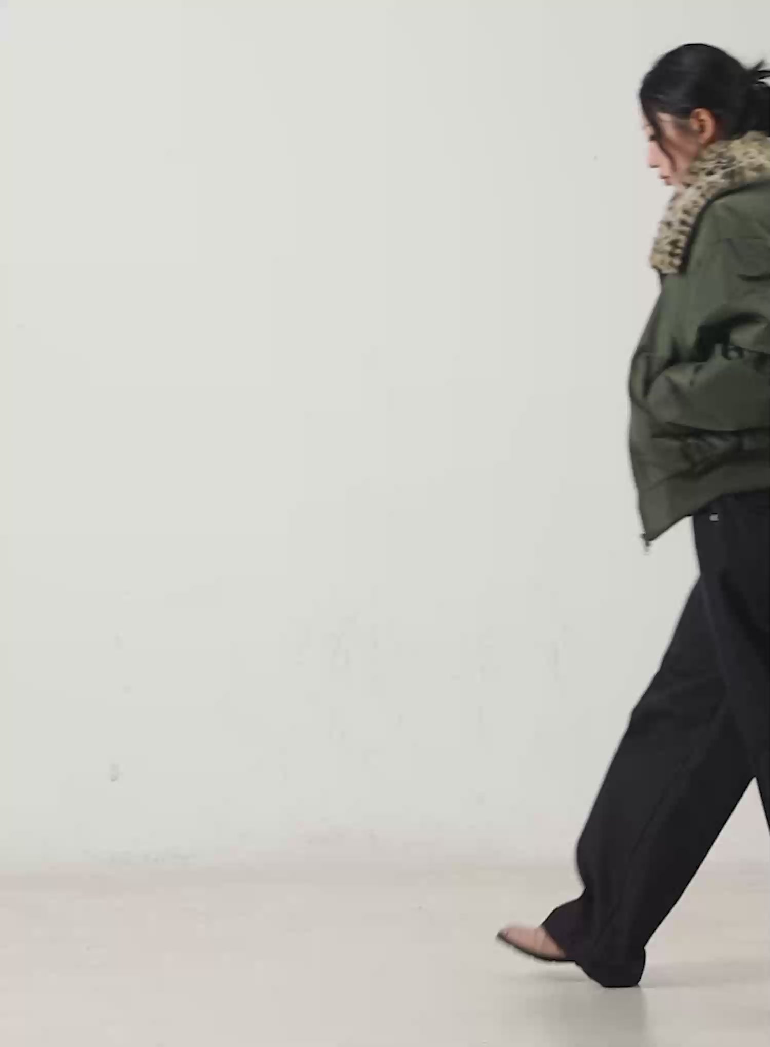 Cozy Faux Fur Collar Bomber Jacket CN514