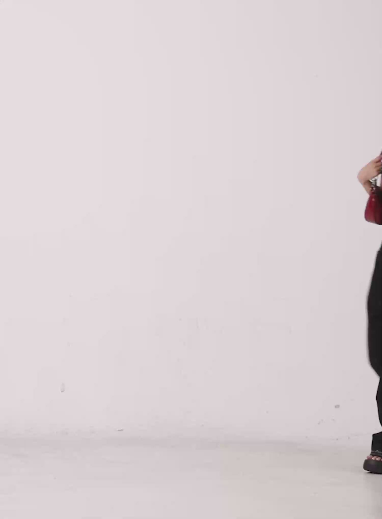 Polka Dot Halter V-Neck Sleeveless Top CL511