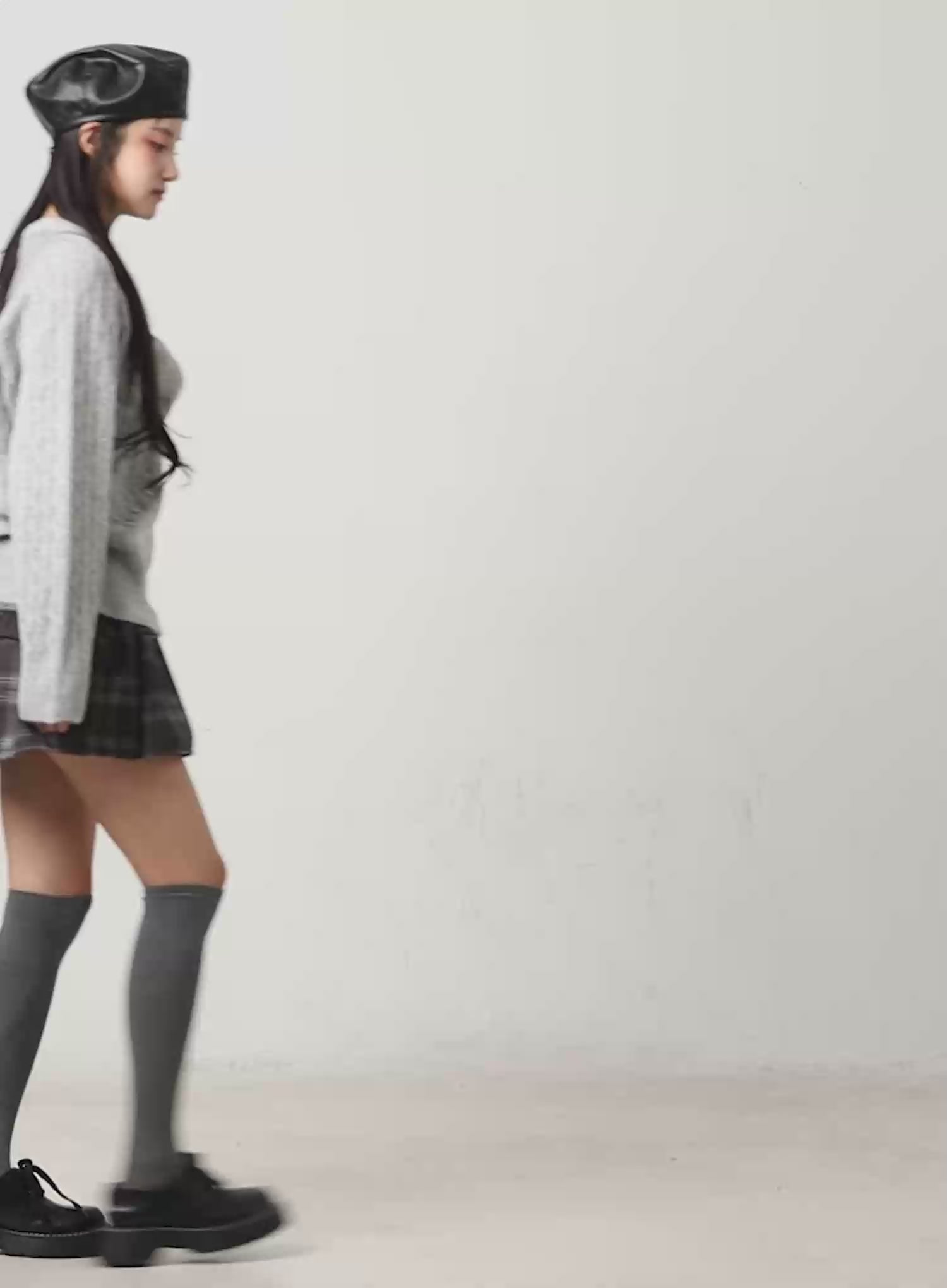 Plaid Tiered Mini Skirt CN527