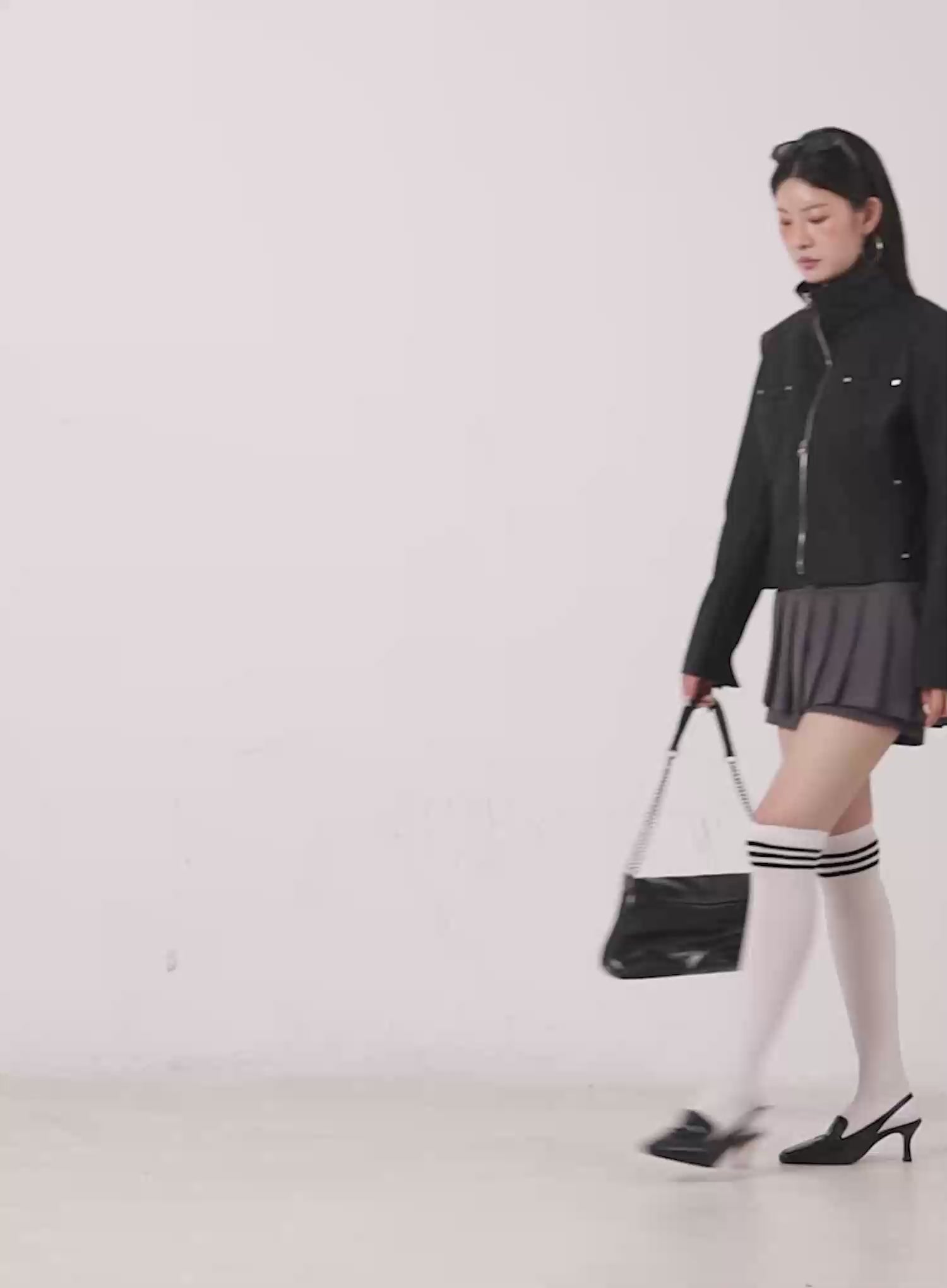 Pleated Mini Skort IS508